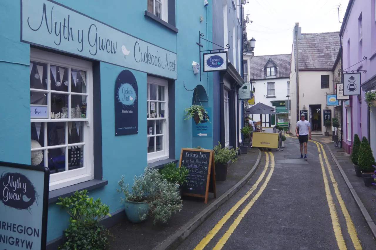 Market Street in Llandeilo town centre